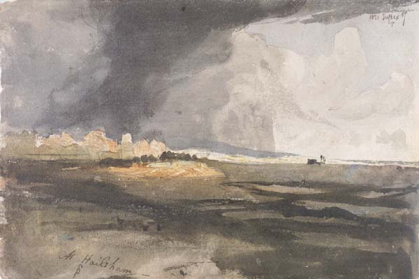 Samuel Palmer At Hailsham,Storm Approaching